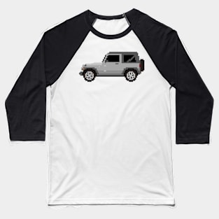 Jeep Wrangler Pixelart Baseball T-Shirt